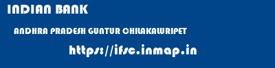 INDIAN BANK  ANDHRA PRADESH GUNTUR CHILAKALURIPET   ifsc code